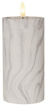 S&H LED-Kerze Marmoroptik          88219 