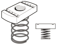 Legrand PN061 Federgleitmutter lang M6 