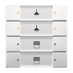 BJ Bedienelement 4/8fach     6127/02-866 