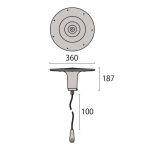 PII SPILLO MINI 9L 1-10V 16W      303497 