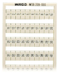 WAGO 209-666 WSB-Beschriftungskarte, als 
