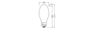 Ledvance HQL LED FILAMENT P 5400LM 29.1W 
