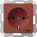 GIRA 044902 SCHUKO WSV System 55 Rot 