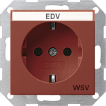 GIRA 047402 SCHUKO BSF WSV System 55 Rot 