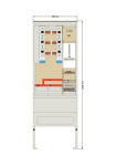 Hager Wandlermessschrank       ZAW131SH1 