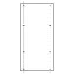ABN PVC-Montageplatte AS-205    SY47436M 