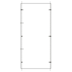 ABN PVC-Montageplatte AS-142    SY47433M 