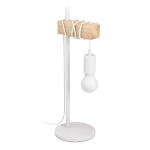 EGLO Tischleuchte/1 Weiss/Eiche-   33163 