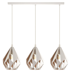 EGLO Hängeleuchte CARLTON 1 weiss, 43002 