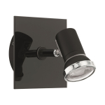 EGLO Wandleuchte/1 Schwarz/Chrom   33677 