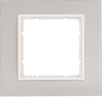 Berker Rahmen B.7 Alu/polarweiß 10116914 