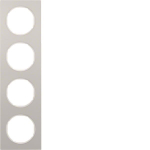 Berker Rahmen R.3 Alu/polarweiß 10142274 