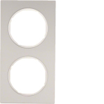 Berker Rahmen R.3 Alu/polarweiß 10122274 