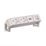Bachmann DESK2 ALU WHITE 2xUK    937.417 