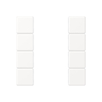 Jung Tastensatz komplett 4f   A504TSAWWM 