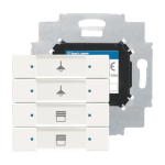 BJ Bedienelement 4f. m. BAU  6127/01-884 