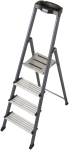 KRAU SECURO-Alu-Leiter 4 Stufen   126429 