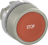 ABB Druckt.flach rt "STOP"    P9MPNRG201 