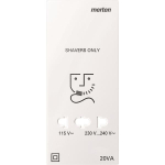 Merten Zentralplatte f.Rasier-    213519 