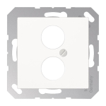 Jung Abdeckung f.2Kleinsteck. A562-2BFWW 