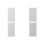 JG Tastensatz komplett 2fach   A502TSAAL 