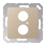 JG Abd. f. 2 Kleinsteckdosen    A562-2CH 