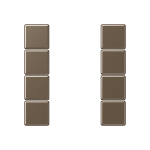 JG Tastensatz komplett 4fach   A504TSAMO 