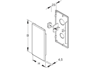 Kleinhuis Endstück 60x107mm    EG60110.3 