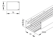Kleinhuis VKD-Kanal 75X50        VKD7550 