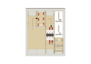 Hager Wandler-u.Messschrank    ZAW132HH1 
