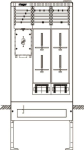 Hager Zähleranschlusssäule     ZAS207KH1 