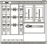 Hager Wandler-u.Messschrank    ZAW102BF9 