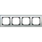 Merten M-PLAN-Echtglasrahmen 4f   489460 