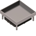 Hager Edelstahlkassette Q06   EKQ060BL25 