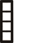 Berker RA 4F Q.7 GLAS SCHW      10146076 