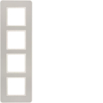 Berker Rahmen 4fach Q.7 alu     10146184 