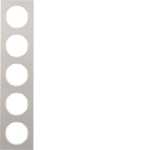 Berker Rahmen R.3 Alu/polarweiß 10152274 