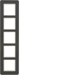 Berker Rahmen 5fach Q.7         10156186 