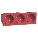 GGK 6933     M45/Schuko-Steckdose3-f.rot 