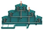 Weidmüller ZDLD 2.5-2VN BL Reigenklemme 