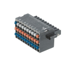 Weidmüller BL-I/O 3.50/30F PNP LED SN BK 