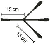 S&H Quick Fix Divider 3 Ausgänge   58628 