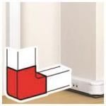 Legrand 075642 Flachwinkel 50x105mm 