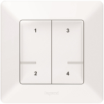 Legrand 752168 Szenenschalter m.4 Tasten 