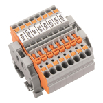 WAGO 821-508 Relaisklemmenleiste,Ausf 