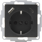 Kopp -Schutzkontakt-Steckdose USB   HK07 