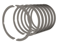 Hauff Clipring-Set         CR160 A2 SET7 