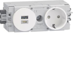 Hager Steckdose 1fach USB A+C GS16009010 