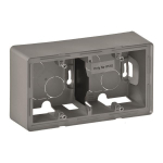 Legrand 754212 Aufputz Gehäuse 2-fach 