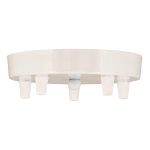 BAIL Deckendose Metall Weiß       140918 